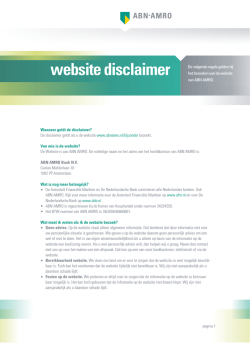 Download de disclaimer