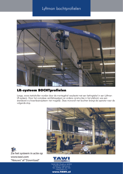 Een monorail in combinatie met bochte - Lyftman LR