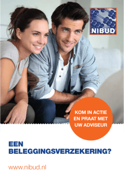 EEN BELEGGINGSVERZEKERING?