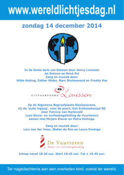 download de affiche - Uitvaartzorg Louissen