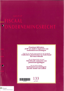 fiscale stand van za