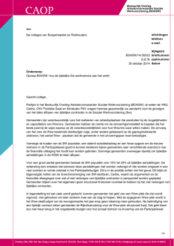 hou de tijdelijke Sw-werknemers aan het werk!