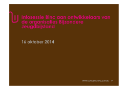 Infosessie - Welzijn, Volksgezondheid en Gezin