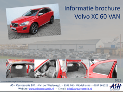 Brochure Volvo XC60
