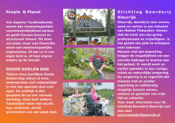 goede doelen dag - Van Asperen Tandheelkunde