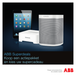 ABB Superdeals Koop een actiepakket en kies uw supercadeau