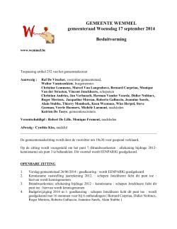 OCR Document - De Gemeente Wemmel