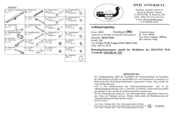 Anhängekupplung Katalog nr D02 = D [kN] PPUH AUTO