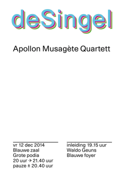programmaboekje_20141212_Apollon Musage`te