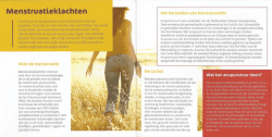 Download de folder Menstruatieklachten