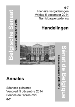 S én at d e B elg iq u e B elg isch e S en aat