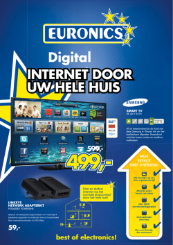 INTERNET DOOR UW HELE HUIS INTERNET DOOR