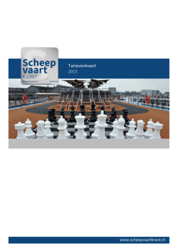 Download tarievenkaart 2014 en 2015