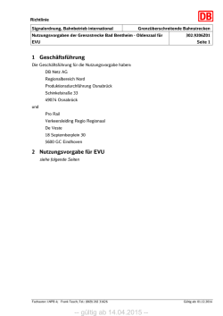 g&uuml;ltig ab 14.04.2015 - DB Netz AG