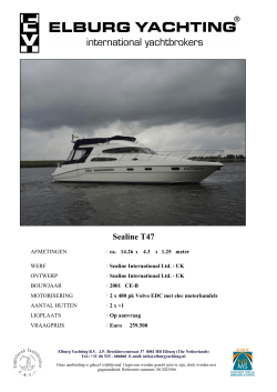 Sealine T47 - Elburg Yachting
