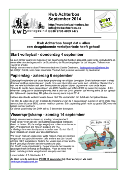 Kwb Achterbos September 2014