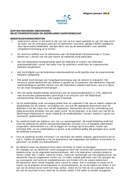 Reglement Individueel - Sportvisserij Limburg