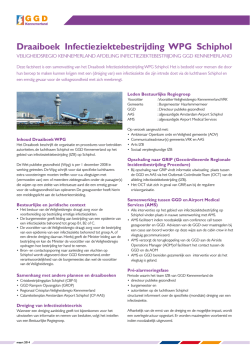 Draaiboek Infectieziektebestrijding WPG Schiphol