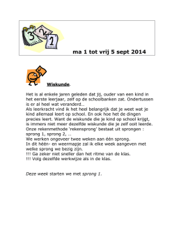 heen en weer 1 - Sint-Amandusschool Meulebeke
