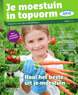 Haal het beste uit je moestuin