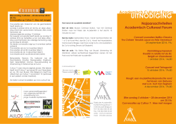 folder ACF 2014 - Koninklijke Vlaamse Academie van België voor