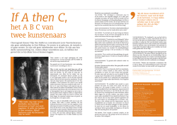 interview met Filip Van Huffel en Joris - CC Sint