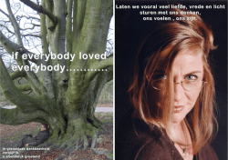 if everybody loved everybody.........