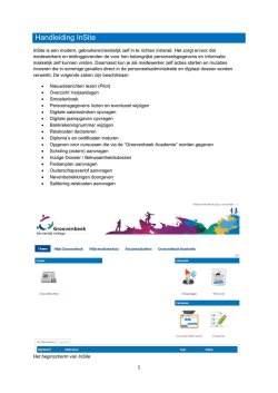 Handleiding InSite