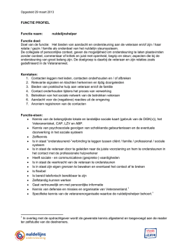 Download het functieprofiel nuldelijnshelper