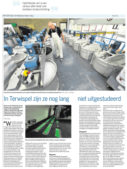 Interview Cobouw: In Terwispel zijn ze nog lang niet