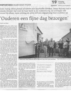 07-04-2014 Ouderen een fijne dag…