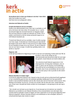 Interview met Deborah en Enathe