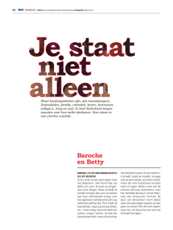 Je staat niet alleen - Magazine Kracht