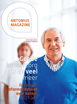 Goede kankerzorg is zo veel meer
