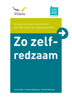 Zo zelfredzaam - Zorg voor Beter