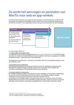 Zo werkt het aanvragen en aansluiten van MiniTix (PDF)