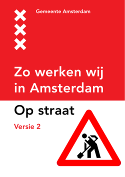 Handboek Zo werken wij in Amsterdam