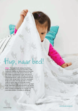 Hup, naar bed!