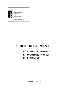 Klik hier om het schoolreglement te downloaden in PDF