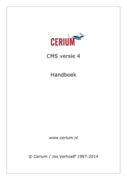 Handboek versie 4