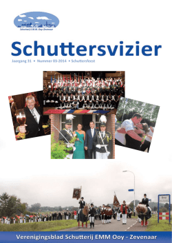 31e jaargang 3 2014 - Schutterij EMM Ooy