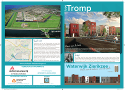 Brochure - Waterwijk Zierikzee, wonen aan de kade en zó in de stad!