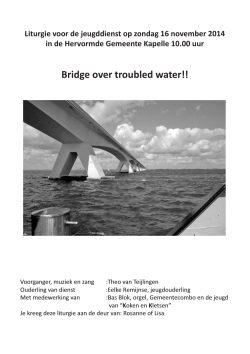 Bridge over troubled water!!