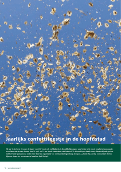 Jaarlijks confettifeestje in de hoofdstad - Boom-In