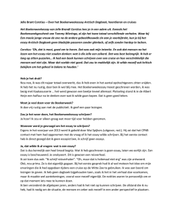 Jelle Brant Corstius &ndash; Over het Boekenweekessay Arctisch Dagboek