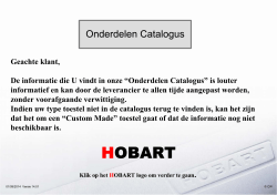 Klik op het HOBART logo om verder te gaan