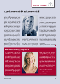 Jonge Balie Amsterdam - Het Amsterdams Baliebulletin
