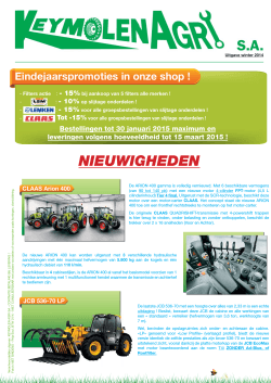 Voorseizoen Promoties 2014 NL