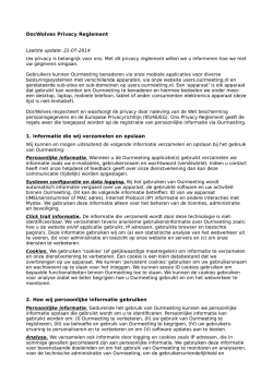 Docwolves Privacybeleid
