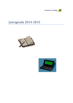 Jaaragenda 2014 2015